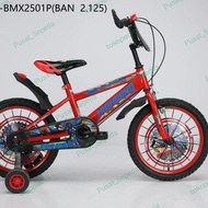 Sepeda Bmx 16" Inci untuk Anak Laki-Laki Usia 5 hingga 8 Tahun