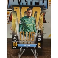 Card 100 CLUB Ederson Match Attax 2023/2024 (Manchester City) (23/24)