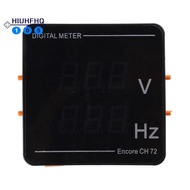 Upgraded Digital Voltmeter Frequency Panel Voltage HZ-Tester AC50-500V 10-99.9HZ Red-Digits Display