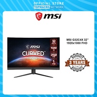 MSI CURVE GAMING G32C4X 32" | 1920X1080  | 1MS | FHD | 250HZ | VA | GAMING MONITOR