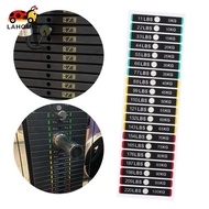 [lahomia] Weight Stickers 5-100kg Decals Weight Stack Labels for Resistance Trainers