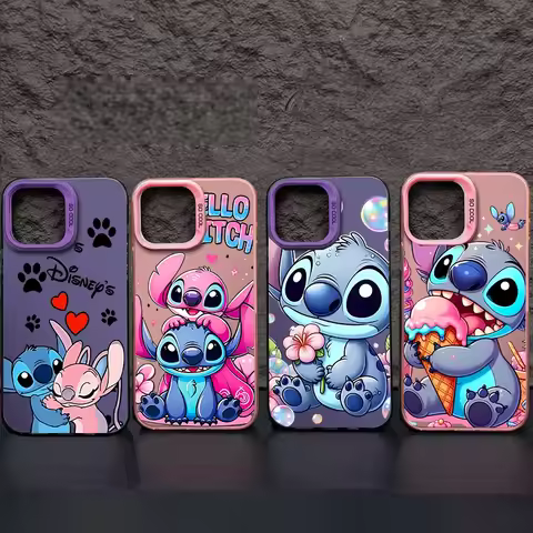 Adorable Disney Stitch Case For Samsung Galaxy S26 Ultra S25 FE S24 S23 S22 Ultra Plus FE A57 5G A56