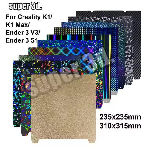 PEI Magnetic Creality K1 Max Build Plate K1C Bed Creality k1 Build Plate H1H PEO PEY Smooth Sheet 23