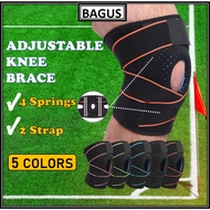 AOLIKES Knee Guard (1Pc) Knee Support + 4 Springs + 2 Straps Adjustable Knee Pad Lutut Guard Medical Knee Brace 護膝 保護套