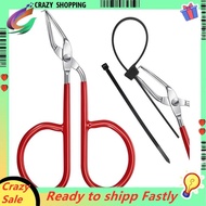 Cable Tie Opener Zip Tie Cable Tie Remover Tool Stainless Steel Zip Tie Cutter Tool with Silicone Ha