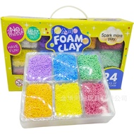 Oil-Based Snowflake Clay Particles Wholesale Ultra-Light Color Clay Space Clay Pearl Clay Export Man