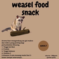 WEASEL FOOD SNACK Adult Ferret FOOD/ Ferret Fattening FOOD/ (jumbo pack)