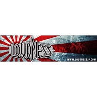 Windshield / Glass Sticker 16" x 4.5"  Loudness " Web Address"