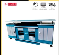 Meja Tv LED / Tabung 43 - 55 INCH minimalis serbaguna modern kekinian Best Seller "MOTIV LS
