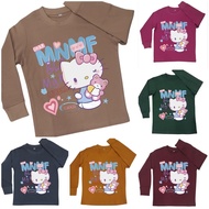 ( BUDAK 6M-12Y ) TSHIRT COTTON LONGSLEEVE SIZE 6M-12Y