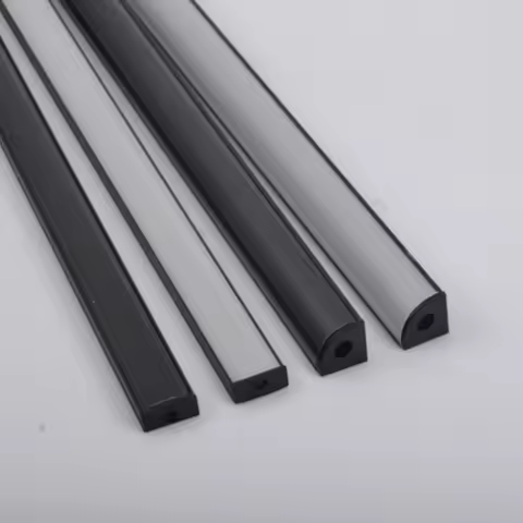 LED Aluminum Profile Black Cover LED Bar 50cm LED Light Strip LED Profile Aluminium for Interior Hou