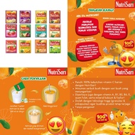 (BORONG) NUTRISARI 1 RENTENG / 10PCS PRODUCT INDONESIA / JERUK PERAWS FLORIDA ORANGE JUS NUTRI SARI 