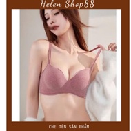 Women's Bra with 2p Thick Foam Cotton Blend (small form) Rimless, Soft and Comfortable, - T888