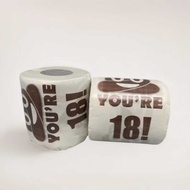 Creative Poop Paper Towel 18 Years Old 30 Years Old 50 Years Old 60 Years Old Happy Birthday Funny R