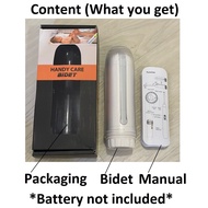 Mini Electric Handheld Bidet Travel Portable Bidet Sprayer Waterproof Maternity and Infant Body Clea