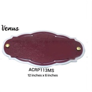 Venus ACRP113MS &ACRP116MS Dark colour New Design Number Plate For House 12inches x 6inches