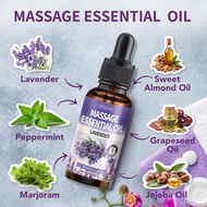 Lavender Massage Essential Oil Open Back Massage Back Massage Tuina Scraping Moisturizing Full Body 