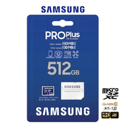 Samsung 512GB PRO Plus Micro SDXC With SD Adapter
