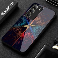 HP REALME C75 glass Softcase - Casing Latest Realme C75hp [M371] Realme Casing - Cool Aesthetic Moti