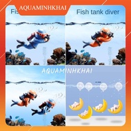 Divers, diver models, bears, cats for fish tank decoration - aquatic accessories toys