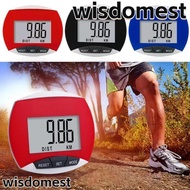 WISDOMEST Pedometer for Walking, LCD Display Digital  Pedometer, Simple Intelligent Steps Tracker Ac