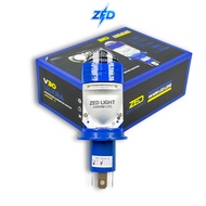 Đèn Pha Led Bi Cầu Mini V30 Ultra Zed Light Chân H4 Công Suất 65w Trợ Pha Laser Cắt Sáng Chống Chói