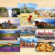 Canada Quebec Gift Souvenir Fridge Magnet Door Gift Food Culture Festivities 10 cm x 5