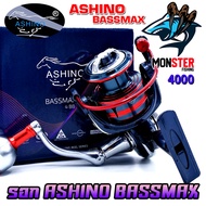 รอกตกปลา รอกสปินนิ่ง อาชิโน่ ASHINO BASSMAN 1000-6000 (โฉมใหม่มีให้เลือกหลายสี)