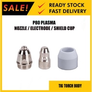 Plasma P80 Nozzle/Electrode/Shield Cup Cutting Plasma P80