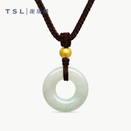 TSL | 謝瑞麟 - 999 Pure Gold with Jadeite Pendant - BE589