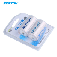 Beston 1.2V D size and C size rechargeable battery with 4-slot C821BW Battery Charger
