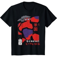 Disney Premium Distro Kids T-Shirt BIG hero 6 TV Series Baymax Robo Size Graphic T-Shirt