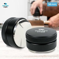 51mm Rotary Coffee Tamper Stainless Steel Black Coffee Tamper