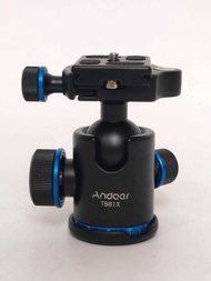 หัวบอลพร้อมแพลท Andoer TB81X