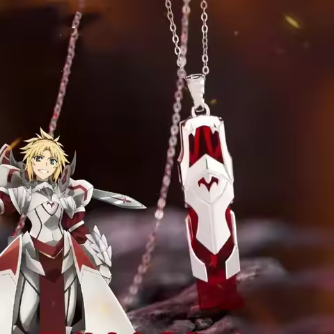 Ins Fate Co-branded Animation Accessories Necklace, Saber Modred Pendant Fgo Jewelry