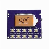 Full-Band MW FM SW Radio Receiver Module Digital Clock LED Display 87-108MHz Frequency Modulation St