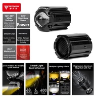 MOTOWOLF | Ultra Bright LED Headlight For Motorcycle and E-bike 12V