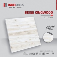 GRANIT/KRAMIK LANTAI 60X60 SERAT KAYU BEIGE KINGWOOD DOF/MATT