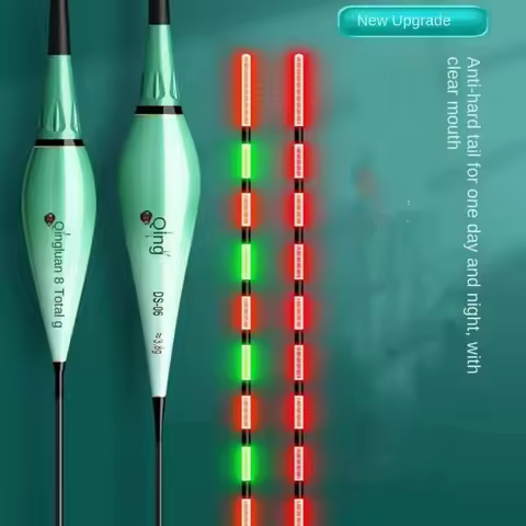 2025 New Fishing Float Gravity sensing chip Electric Floaters Smart Bite Hook Color Change Color LED