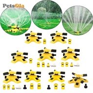 [PETSOLA] Rotating Garden Sprinkler Yard Sprinkler System for Yard Outdoor Large Area
