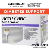 Accu-Chek Safe-T-Pro Uno  Lancets 28G (Yellow) 200s  | Accu Chek, Accuchek