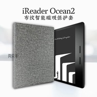 iReader Ocean4/Ocean4 C/Ocean4 turbo/Ocena3 71inch Sleep Support Magnetic Protective Case Fabric Tex