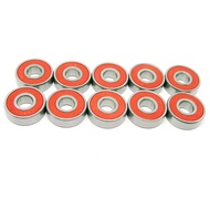 Zoty 608RS Red Seals Skate Bearing 608-2RS ABEC-7 Longboard Bearings Inline Skate Ball Bearing 8x22x