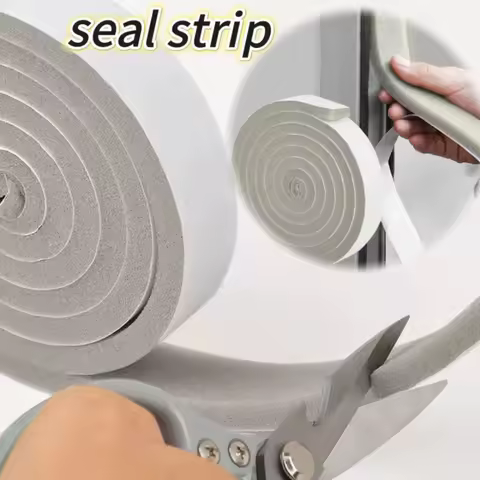 Foam Door Window Sealing Strips Self-Adhesive Windproof Sound-Proof Door Weather Stripping Dustproof