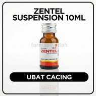 Zentel Suspension Albendazole 400mg/10ml | Ubat Cacing Minum Dewasa & Budak Kanak-kanak Sirap