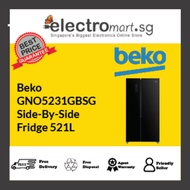 Beko GNO5231GBSG Side-By-Side Fridge 521L