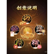 Wuyun Mascot Shop Tree Desktop Citrine 71TX Office Opening Gift Ornaments Money Tree F3OX