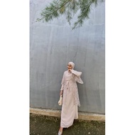 Gamis Malaysia Outfit Kondangan Gaun Pesta Muslimah Qaisha Dress Gamis Pesta Mewah Elegan Gamis Jumb