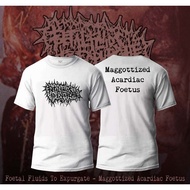Original Tshirt Foetal Fluids to Expurgate – Maggottized Acardiac Foetus (logo)