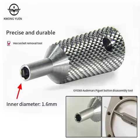 Kwong Yuen Watch Repair Tool for Audemars Piguet Button Hexagon Screw Removal Special Tool for Baton